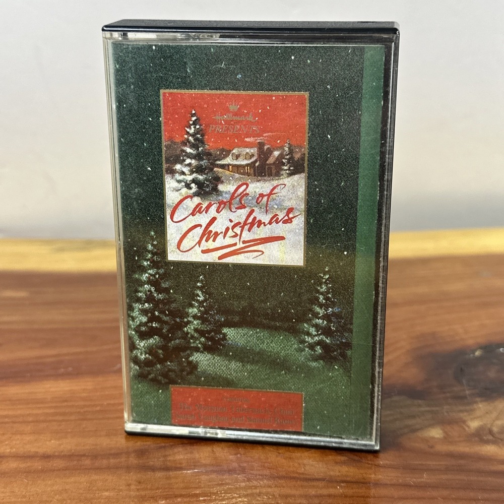 Carols of Christmas Cassette Tape 1989 Hallmark Mormon Tabernacle Sarah Vaughan